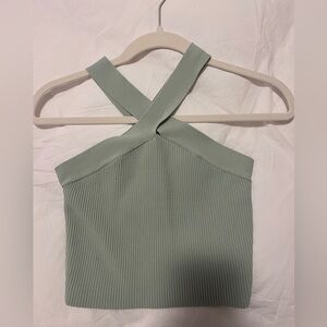 Green American Threads cross tank